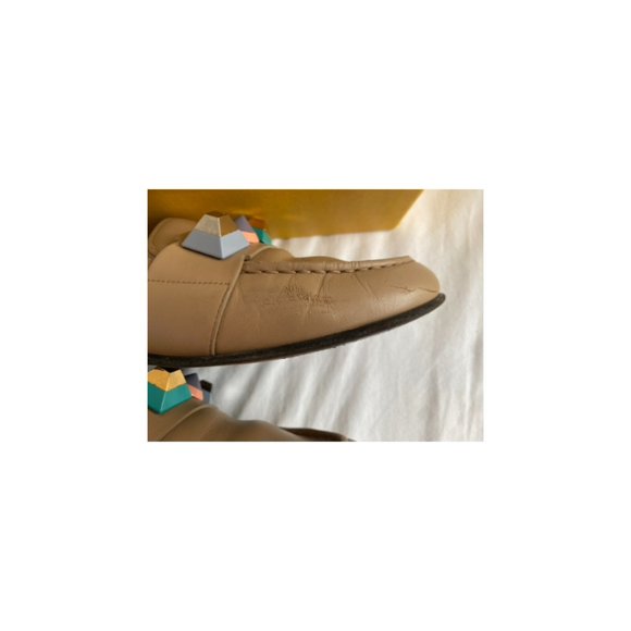 Fendi Rainbow Stud Toast + Myrtle Leather Loafers - Picture 2 of 8